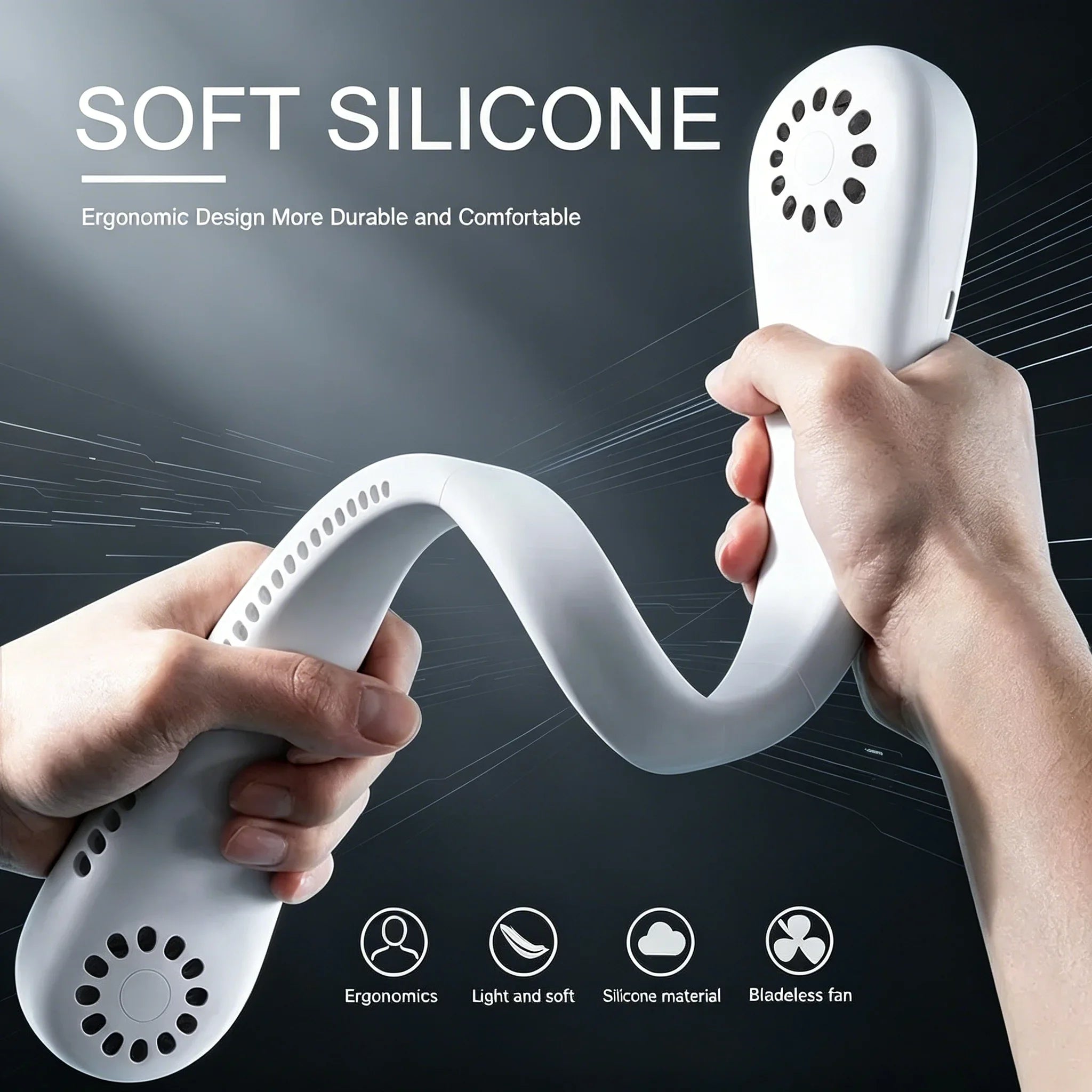Wearable Cool Breeze Neck Fan