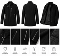 Premium Black Wool Blend Tailored Coat.Used(Like-New)