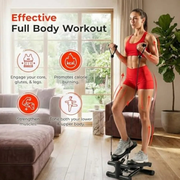Compact Indoor Fitness Stepper