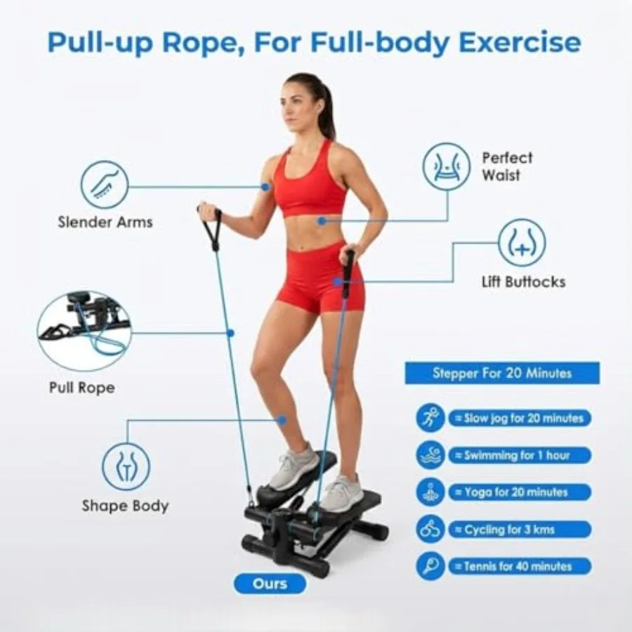 Compact Indoor Fitness Stepper