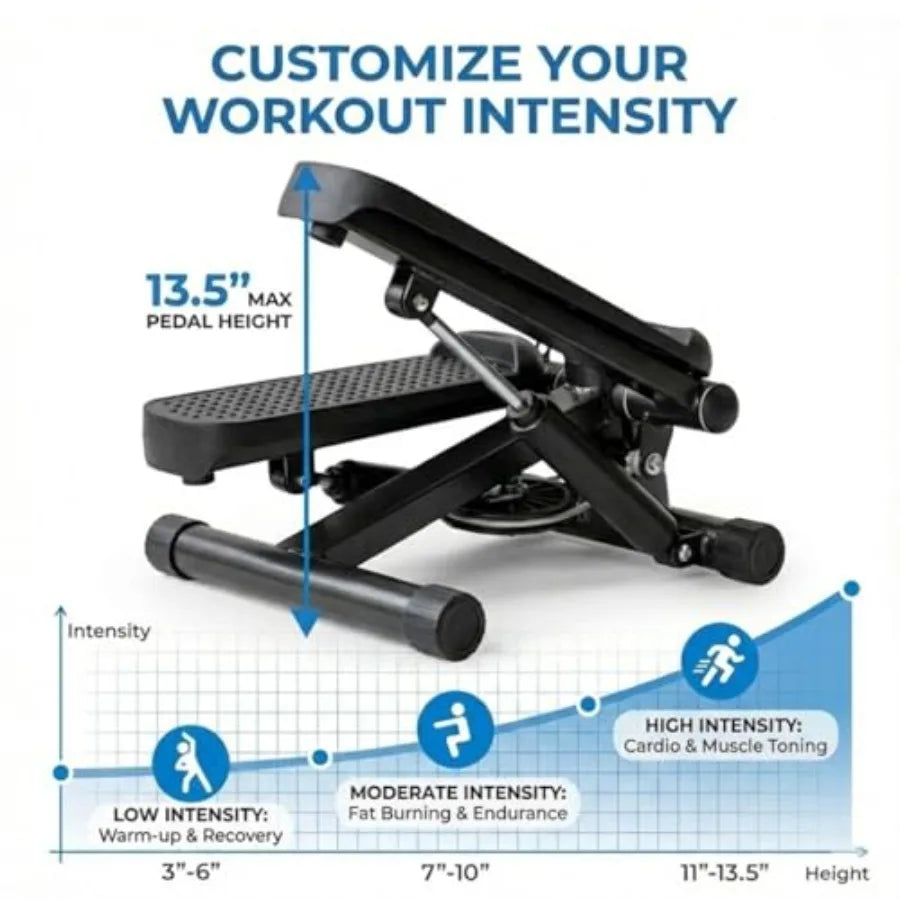 Compact Indoor Fitness Stepper