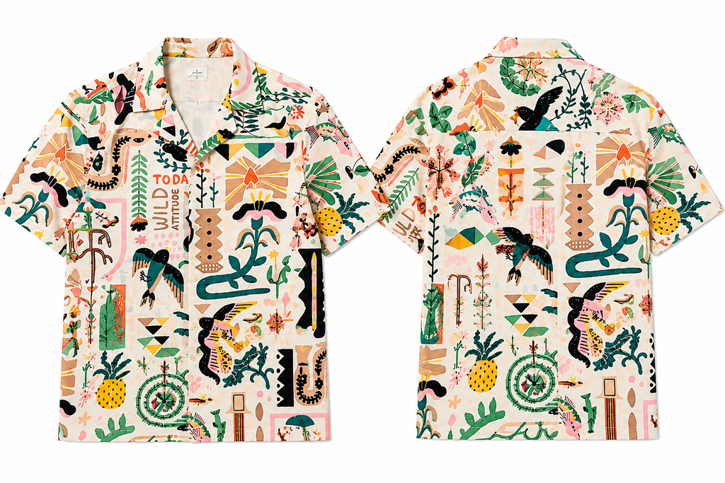 Tulum Art Resort Shirt.Used(Like-New)