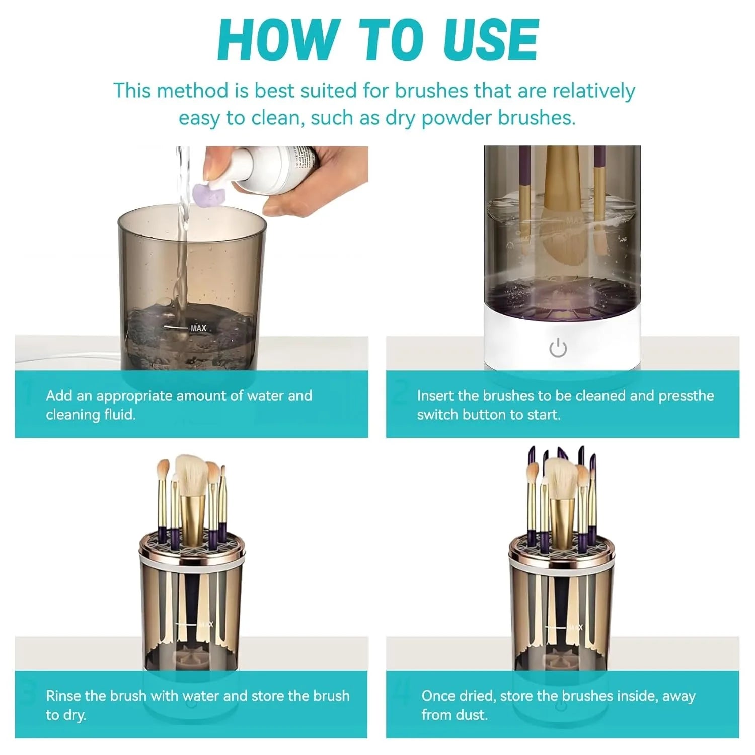 Quick Spin Makeup Cleaner