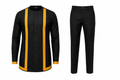 Men’s Premium African Traditional Set – Black/Gold (2-Piece)