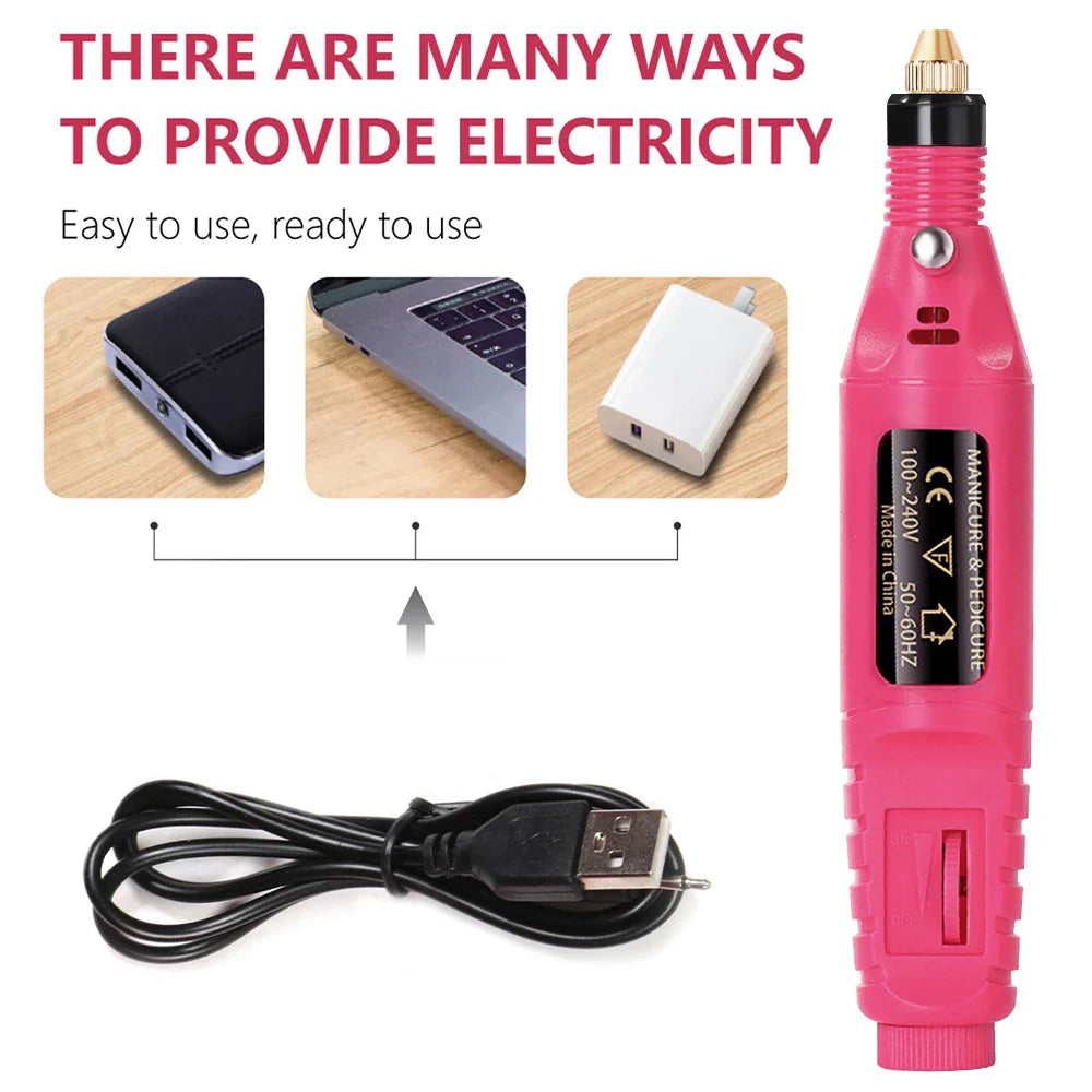 Salon-Quality Nail Drill Set