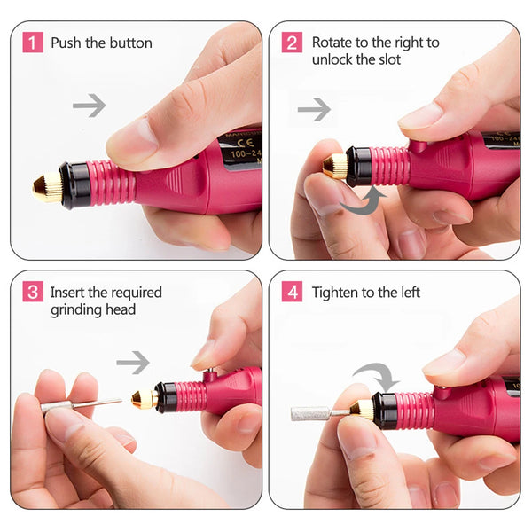 Salon-Quality Nail Drill Set
