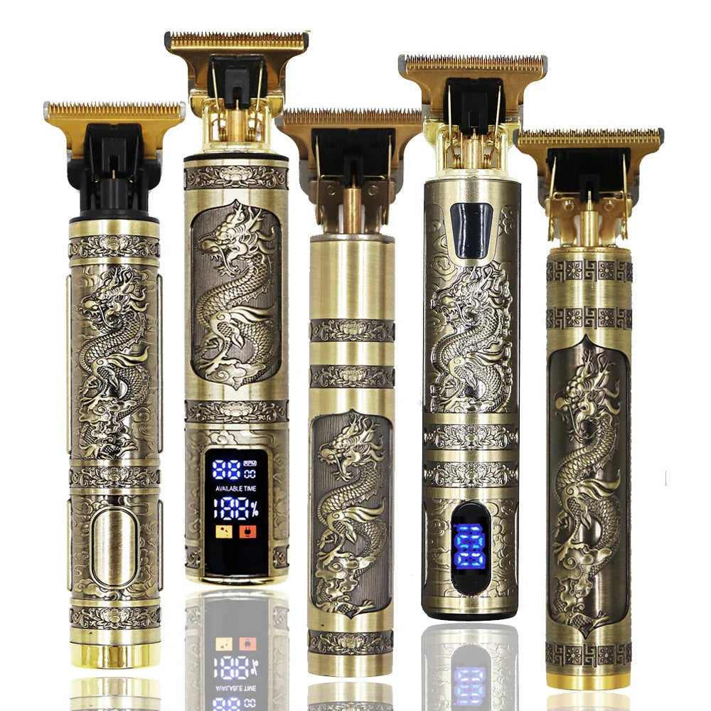 Premium Vintage Hair Clippers | Professional Cordless Trimmer