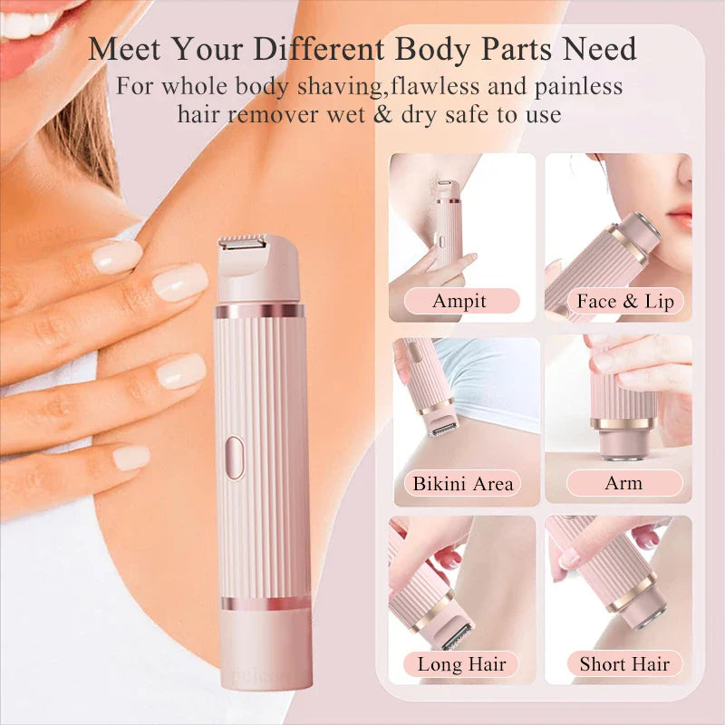 SmoothGlide Women’s Electric Shaver | Waterproof Cordless Hair Remover